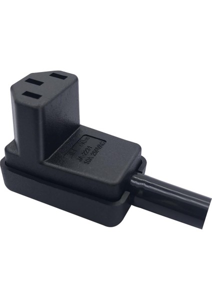 2 Pcs C13 Güç Fişi 90 Derece Iec 320 C13 Dişi Kablo Adaptör Konnektörü (Yurt Dışından)