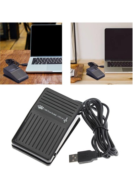 Hıd Pc Bilgisayarı Için USB Ayak Anahtarı Klavye Pedalı USB Eylem Anahtarı Kontrolü (Yurt Dışından)