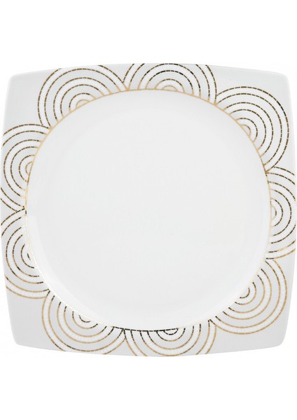 Fine Bone Zeugma Gold 60 Parça 12 Kişilik Kare Yemek Takımı