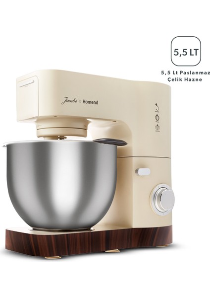 x Homend Artfood 3025H Krem Stand Mikser