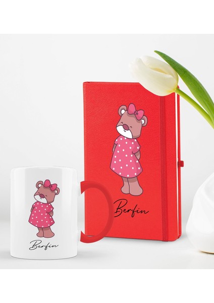 Kişiye Özel Sevgili Temalı 2’li Defter Kupa Hediye Seti, Sevgiliye Hediye, Sevgililer Günü Hediyesi-10