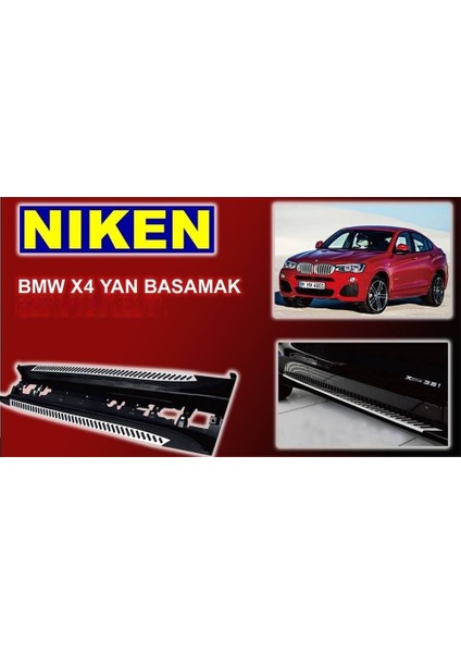 Bmw X4 Yan Basamak Marşbiyel Koruma 2014