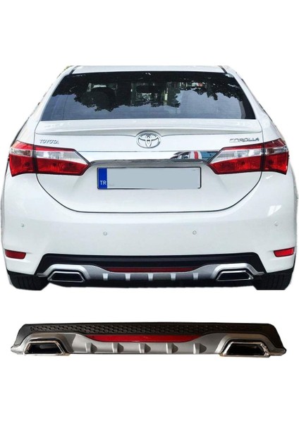 Toyota corolla arka tampon difüzörü amg model 2013 / 2019