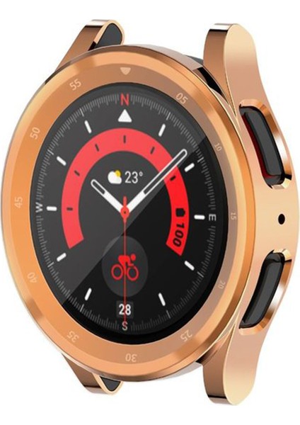 Samsung Galaxy Watch 5 Pro 45MM Önü Kapalı Silikon Kılıf AL3173
