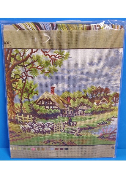 6094 Goblen Yün Işleme Kiti Etamin Pano Tablo