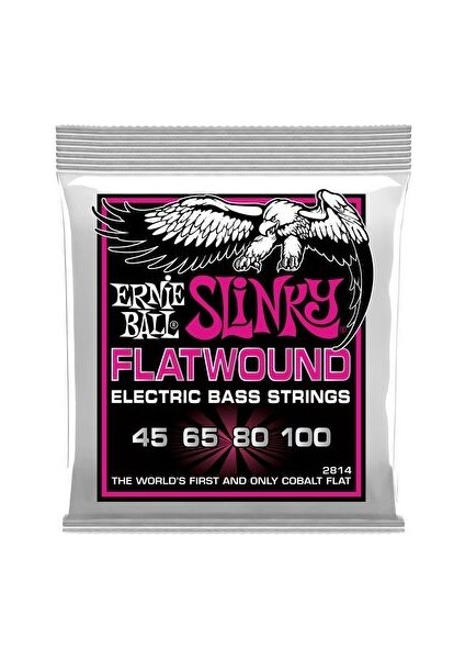 P02814 - Super Slinky Flatwound 45-100 Bas Gitar Teli