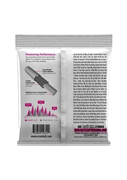 P02814 - Super Slinky Flatwound 45-100 Bas Gitar Teli
