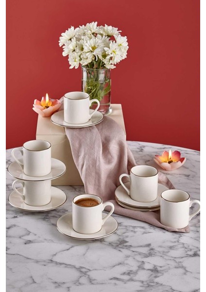 N3263 Lilyum Plus 6 Kişilik Kahve Fincan Takımı fiyatları