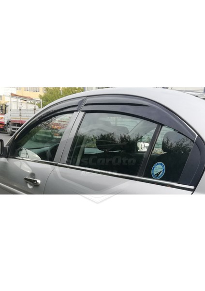 Hyundai Accent Era 2006-2012 Uyumlu Mugen Cam Rüzgarlığı Seti Piano Black 4'lü Ithal fiyatları