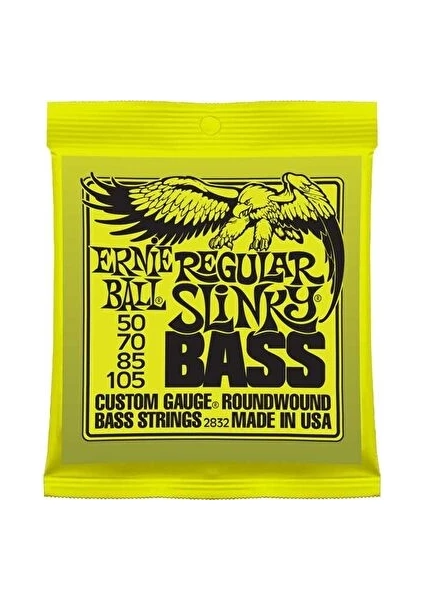 Ernie Ball P02832 Nickel Wound Bass Regular Slinky Bas Gitar Teli