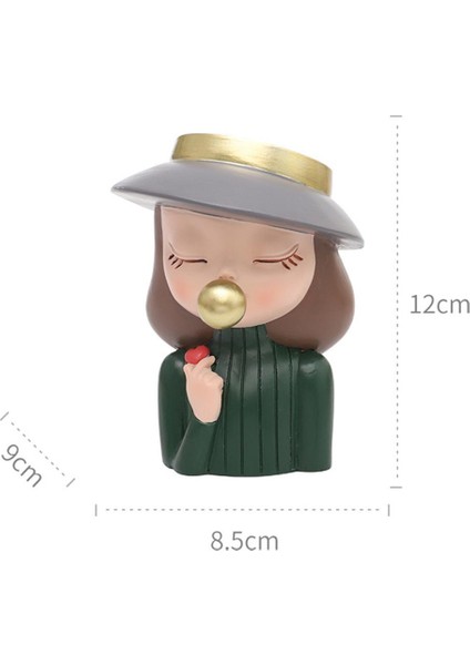 3x Reçine Etli Kaplar Bonsai Saksı Kaktüs Bitkileri (Yurt Dışından) modelleri