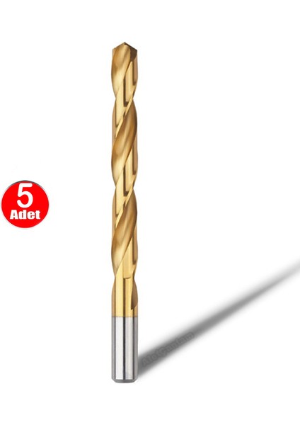 Titanyum Matkap Ucu Hss Metal Ahşap Plastik - 5 mm _5 Adet
