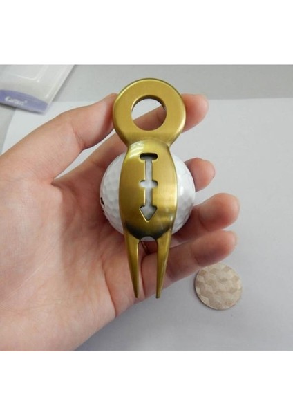 Golf Topu Markeri, Golf Topu Işaretleme Şablonu ile Manyetik Golf Onarım Aracı (Yurt Dışından) fiyatları