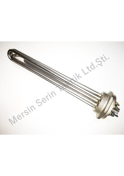 Nikel Zırhlı 2İnç 7,5Kw 35Cm Trifaze Kafa Isıtıcı Rezistansı