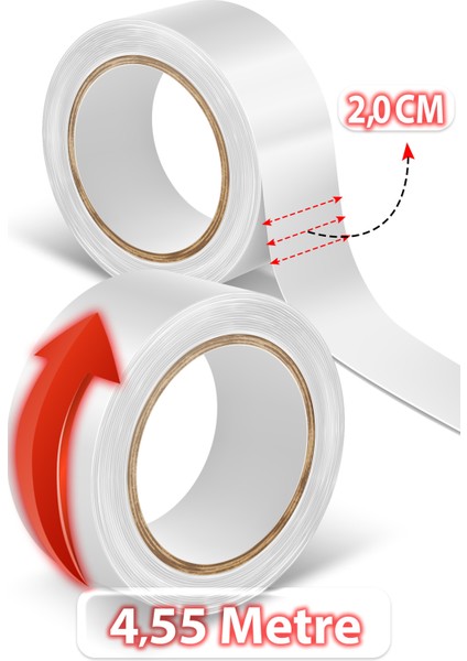 True Tape - Air-Flex Bonding Adhesive™ Roll Tape Protez Saç Bandı Delikli 3/4'' x 5 yds (2cm x 4,5m)