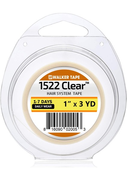 Walker Tape - 1522 Clear™ Roll Tape - Protez Saç Bandı Rulo 3 Yds (2,74m)