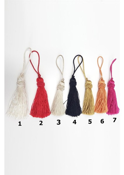 Örgülü Tekli Püskül 7cm