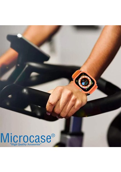 Apple Watch Ultra 49MM Önü Açık Mat Silikon Kılıf - AL3172 indirimleri