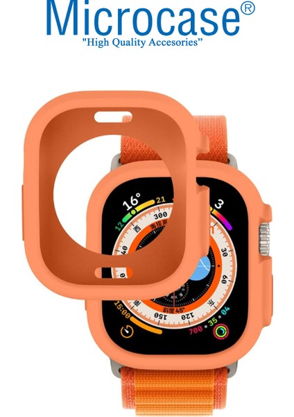 Apple Watch Ultra 49MM Önü Açık Mat Silikon Kılıf - AL3172 fiyatları