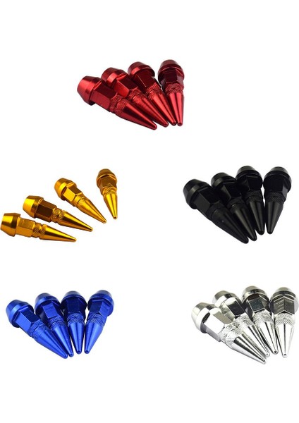 8 Tekerlek Lastik Valf Köklü Araba Kamış Kırmızı Kapaklar (Yurt Dışından) modelleri