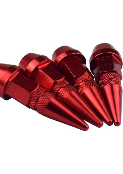 8 Tekerlek Lastik Valf Köklü Araba Kamış Kırmızı Kapaklar (Yurt Dışından) fırsatları