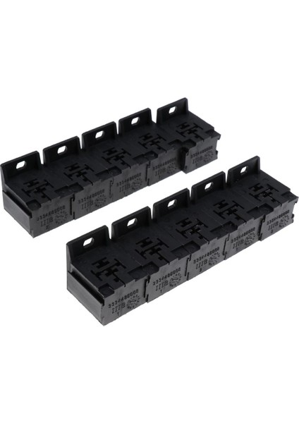 5pin Röle Konnektörü Soket Seti - Braket Terminal Kasası Tutucu 40A (Yurt Dışından)