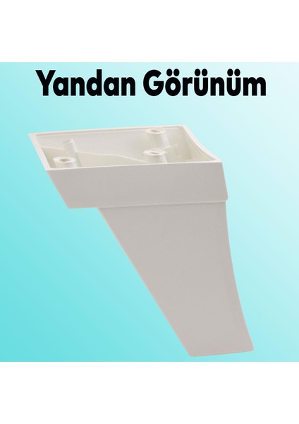 Lüks Mobilya Kanepe Sehpa Tv Ünitesi Koltuk Ayağı 10 cm Beyaz Baza Ayak modelleri