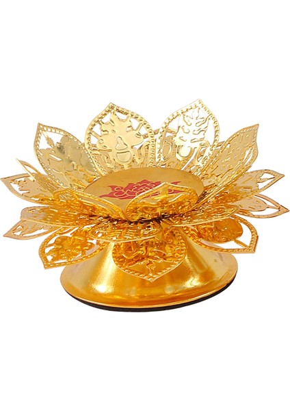 Lotus Çiçek Şamdan Mum Tutucu 8 x 4.5 x 5 cm (Yurt Dışından)