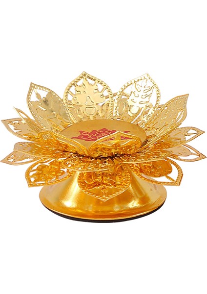 Lotus Çiçek Şamdan Mum Tutucu 8 x 4.5 x 5 cm (Yurt Dışından)