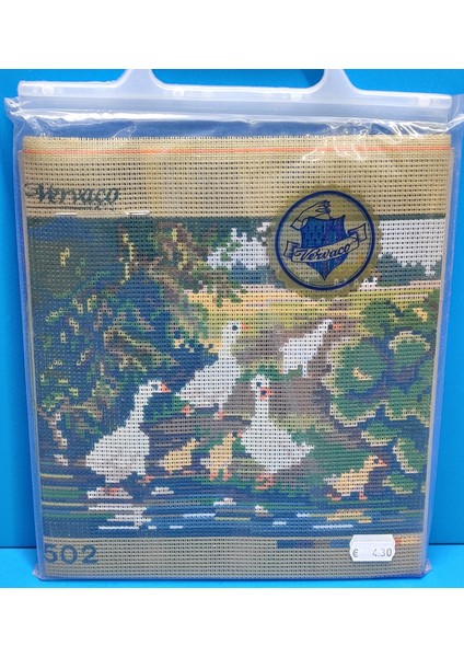 502 Goblen Yün Işleme Kiti Etamin Pano Tablo