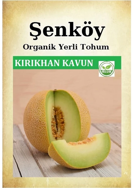 Yerli Kırıkhan Ananas Kavun Tohumu Doğal Ata Tohum Pakette 5 gr 150 Tohum + Sebze Tohum