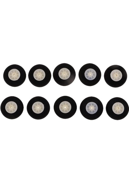 2X10 Parçalar Siyah Sünger Tekerlekleri Rc Uçak Modeli Oyuncak Çapı Için Lastik 30MM 2 Pcs (Yurt Dışından)