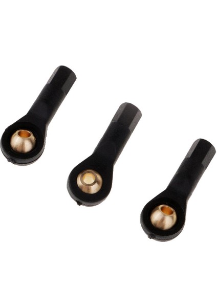 Rc Model Yedek Parçaları Için 3-7 Pack Naylon Universal Ball Head Push Rod Konektörü M2, Siyah, 3 Pcs (Yurt Dışından)