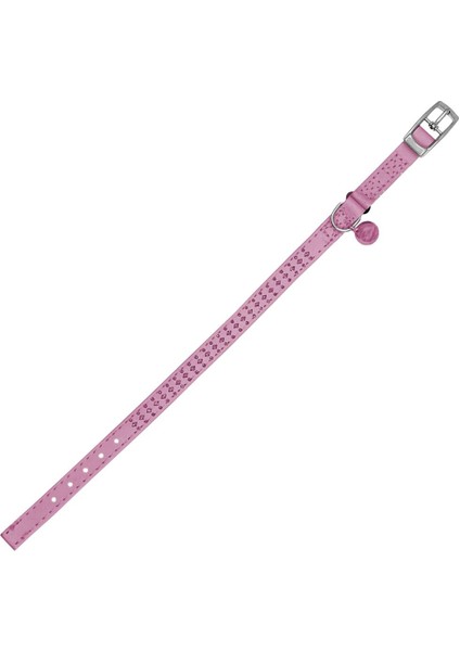 Pc-13 Taşlı Kedi-Köpek Tasması 10MM*30CM Pembe