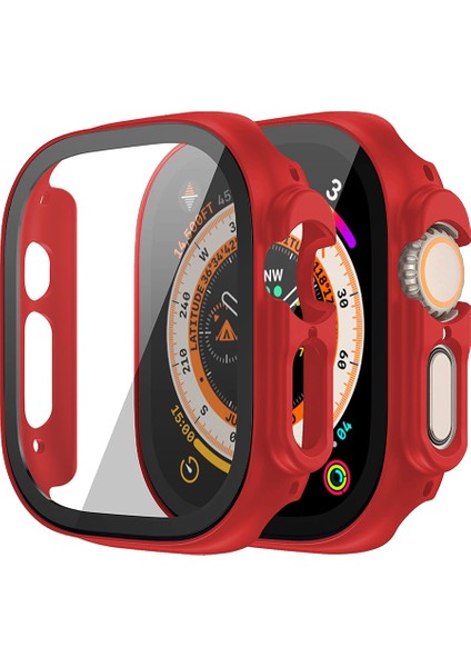 Apple Watch Ultra Kılıf Matte Premium Watchband Kırmızı