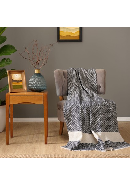 Wilma Lacivert Throw Battaniye 130X170 cm