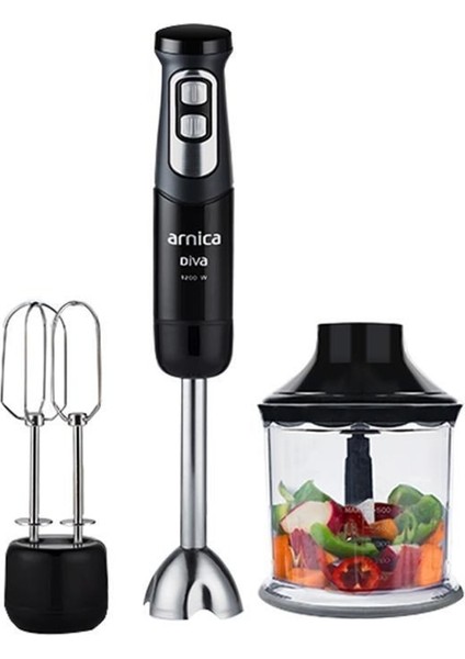 Diva Blender Set Siyah