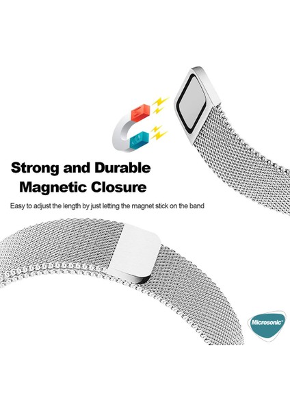 Samsung Galaxy Watch 5 44MM Kordon Milano Loop Gümüş indirimleri