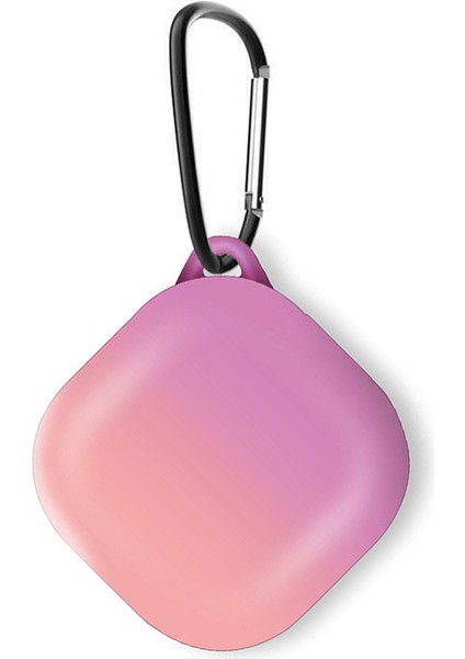 Samsung Galaxy Buds 2 Pro Kılıf Degrade Rubber Lila Pembe