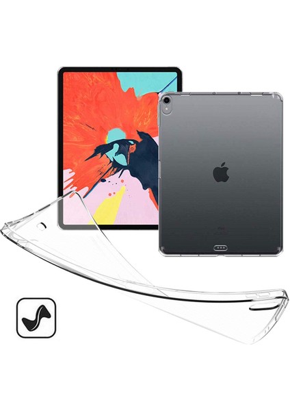 Apple iPad 10.nesil 10.9`` Kılıf (A2696-A2757-A2777) Transparent Soft Şeffaf