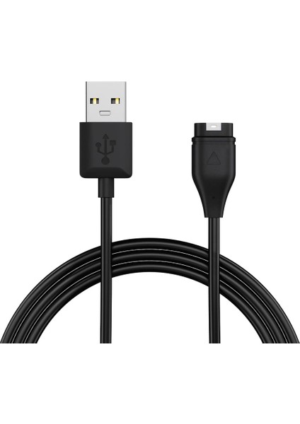 Garmin Forerunner 955 Solar Manyetik USB Şarj Kablosu Siyah