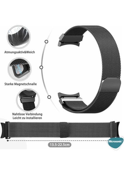 Samsung Galaxy Watch 4 40MM Kordon Milano Loop Siyah