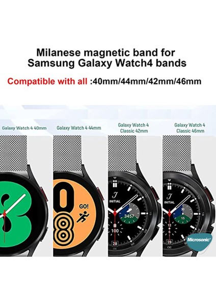 Samsung Galaxy Watch 4 40MM Kordon Milano Loop Siyah