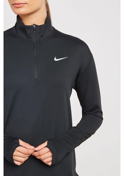Dri-Fit Element Running Siyah Çeyrek Fermuar Kadın Koşu Üstü fiyatları