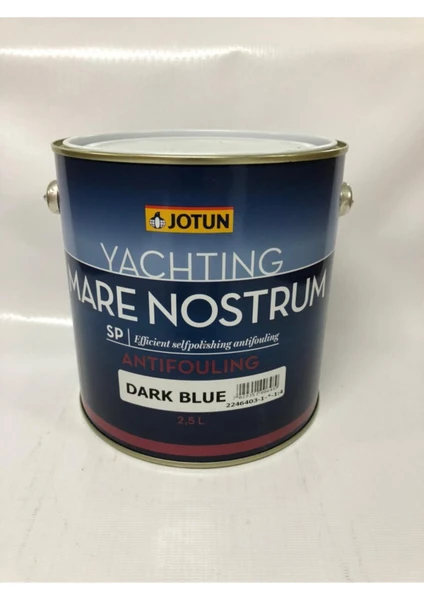 Mare Nostrum Sp Zehirli Boya 2,5 Lt Dark Blue