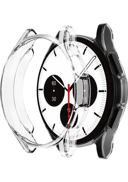Samsung Galaxy Watch 4 Classic 42MM Kılıf 360 Full Round Soft Silicone Şeffaf