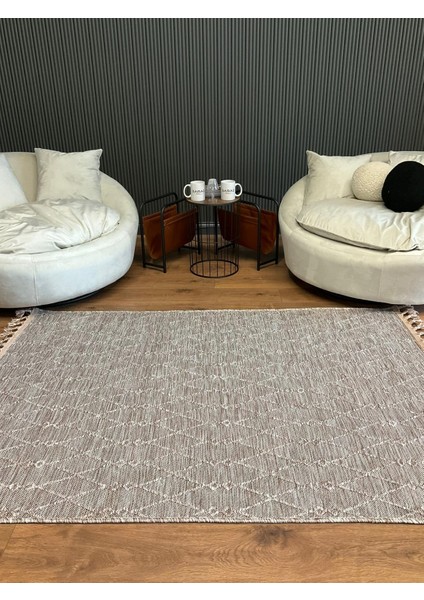 Stıl Kilim 1603 Gri Dokuma Kilim Nakış Yıkanabilir