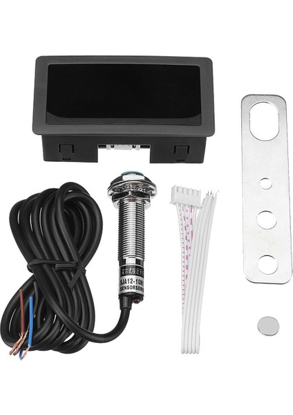 LED Dijital Takometre Motor Tach Hız Gösterge Ölçer Test Cihazı 10-9999 Rpm Yeşil (Yurt Dışından)