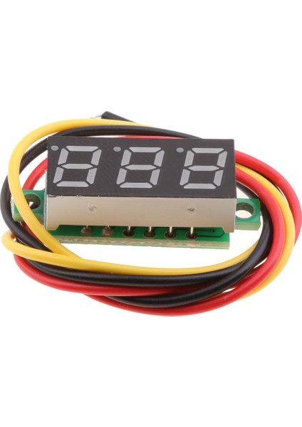 LED Dijital Voltmetre 0.28 Inç Üç Satır Dc 0-100V Voltaj Gösterge Test Cihazı Kırmızı (Yurt Dışından) indirimleri