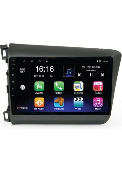 Honda Civic 2012 Android Multimedya Araca Özel fiyatları